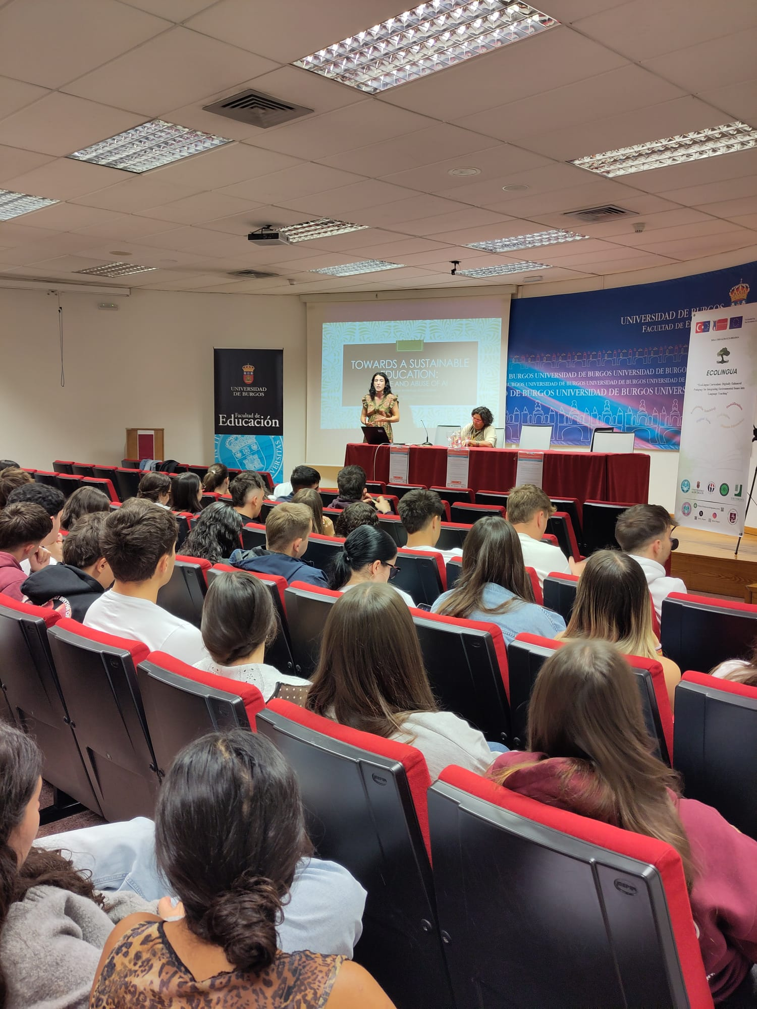 Participants at the second International EcoLingua Workshop in Burgos.